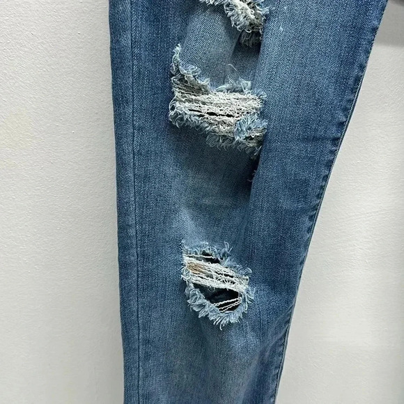 Judy Blue Skinny Denim Jeans Jean High Rise Distressed Ripped Boyfriend 9 / 29 - Picture 4 of 11